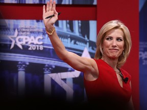 Fox News Channel host Laura Ingraham addresses the Conservative Political Action Conference at the Gaylord National Resort and Convention Center February 23, 2018 in National Harbor, Maryland. (Chip Somodevilla/Getty Images)