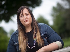 Frances Moore, poses for a photograph in Gibbons Park in London, Ont., on Friday, August 17, 2018.