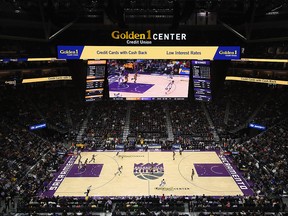 A general view of the Sacramento Kings playing the Los Angeles Lakers at Golden 1 Center on Dec. 12, 2016 in Sacramento, Calif.