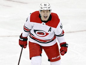The Sabres acquired forward Jeff Skinner from the Hurricanes in a trade Thursday, Aug. 2, 2018.