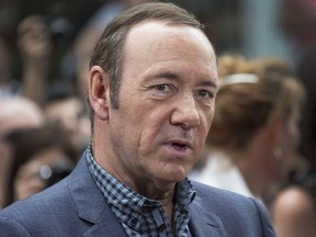 In a Monday, June 9, 2014 file photo, U.S. actor Kevin Spacey arrives for the European Premiere of Now, at a cinema in central London. (Joel Ryan/Invision/AP, File)