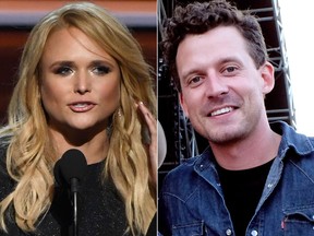 Miranda Lambert and Evan Felker (Ethan Miller/Getty Images and Frazer Harrison/Getty Images for Stagecoach photos)