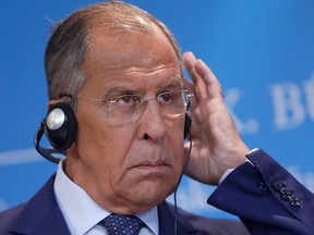 Russia's Foreign Minister Sergey Lavrov.