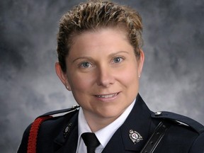 Const. Sara Burns, 43, is shown in this undated police handout photo.