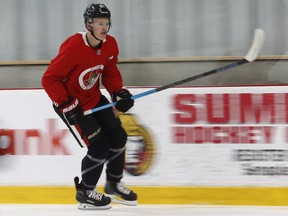 Brady Tkachuk at Ottawa Senators Development Camp in Ottawa Tuesday June 26, 2018.