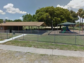Isaac Campbell Park in Titusville, Florida, is pictured in a screengrab of a Google Street View image. (Google Street View)