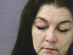 Grammy-winning country music singer Gretchen Wilson, arrested just after 7 p.m. Tuesday at Bradley International Airport in Windsor Locks, Conn., after a disturbance on an incoming flight. (Connecticut State Police via AP)
