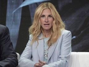 Julia Roberts participates in the "Homecoming" panel during the TCA Summer Press Tour on Saturday, July 28, 2018, in Beverly Hills, Calif.