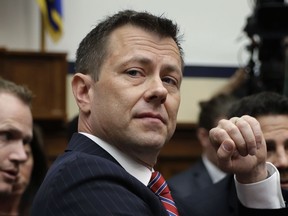 FBI Deputy Assistant Director Peter Strzok is seated to testify before the the House Committees on the Judiciary and Oversight and Government Reform during a hearing on "Oversight of FBI and DOJ Actions Surrounding the 2016 Election," on Capitol Hill in Washington on July 12, 2018.