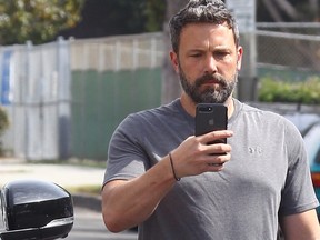 Ben Affleck is pictured out and about in Brentwood, Calif., on May 6, 2018. (WENN.com)

Featuring: Ben Affleck
Where: Brentwood, California, United States
When: 06 May 2018
Credit: WENN.com