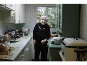 Anna Stady stands in her kitchen in Union Bay, B.C. on Thursday Aug. 2, 2018. (Jen Osborne/The Canadian Press)