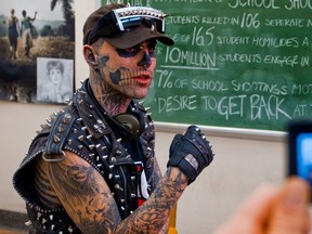 Rick Genest, the tattooed star from Quebec known as Zombie Boy, has died. He was 32.