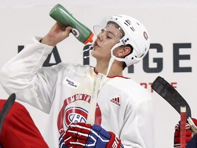 Jesperi Kotkaniemi, the Canadiens' first-round draft pick this year, has been the most pleasant surprise so far in training camp.