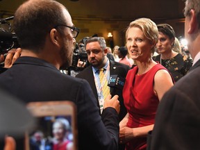 Cynthia Nixon attends Christian Siriano during New York Fashion Week: The Shows on September 8, 2018 in New York City.  (Nicholas Hunt/Getty Images)