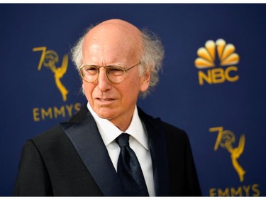 LOS ANGELES, CA - SEPTEMBER 17: Larry David attends the 70th Emmy Awards at Microsoft Theater on September 17, 2018 in Los Angeles, California.