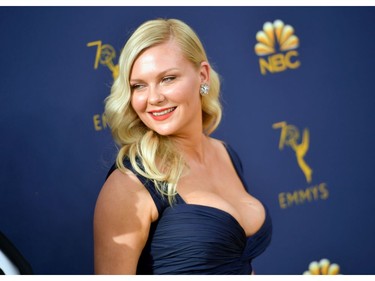 Kirsten Dunst attends the 70th Emmy Awards at Microsoft Theater on September 17, 2018 in Los Angeles, California.