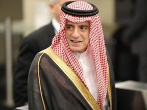 Saudi Arabia's foreign minister Adel bin Ahmed Al-Jubeir arrives to the General Debate of the 73rd session of the General Assembly at the United Nations on September 25, 2018 in New York.