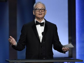 Actor Bill Murray addresses the audience during the 46th AFI Life Achievement Award gala at the Dolby Theatre in Los Angeles on June 7, 2018.