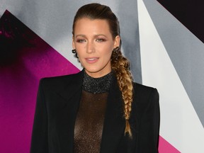 Blake Lively at the premiere of "A Simple Favor" at the Museum of Modern Art in New York City, Sept. 11, 2018. (Ivan Nikolov/WENN.com)
