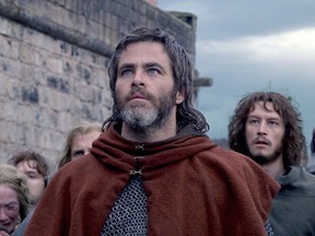 Actor Chris Pine is shown in a scene from the film "Outlaw King" in this undated handout photo. (THE CANADIAN PRESS/HO, TIFF)