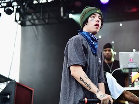 Lil Xan performs onstage during Day 1 of Billboard Hot 100 Festival 2018 at Northwell Health at Jones Beach Theater on August 18, 2018 in Wantagh, New York. (Photo by Theo Wargo/Getty Images for Billboard)
