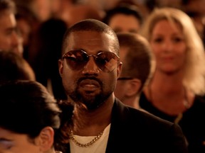 Kanye West attends the runway for Ralph Lauren fashion show during New York Fashion Week at Bethesda Terrace on Sept. 7, 2018 in New York City.