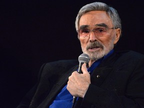 Actor Burt Reynolds speaks during a Q&A session at the Los Angeles premiere of "The Last Movie Star" at the Egyptian Theatre on March 22, 2018 in Hollywood, Calif.  (Michael Tullberg/Getty Images)