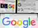 A file photo taken on Nov. 20, 2017 shows logos of U.S. multinational technology company Google displayed on computers' screens. 