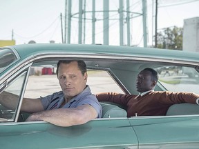 Viggo Mortensen (L) and Mahershala Ali in "The Green Book."