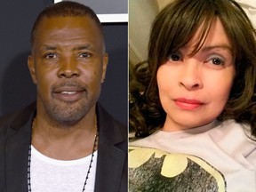 Eriq La Salle, left, and Vanessa Marquez. (Nicholas Hunt/Getty Images and Instagram photos)