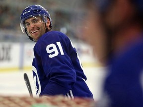 John Tavares during Toronto Maple Leafs training camp in Niagara Falls on Sunday September 16, 2018.