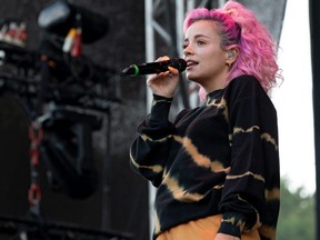 Lily Allen performs at Way Out West Festival in Gothenburg, Sweden on Aug. 10, 2018.