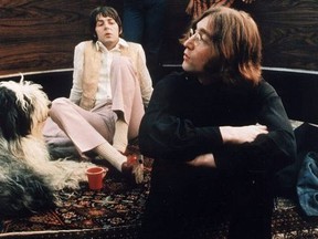 Paul McCartney and John Lennon during their time as part of The Beatles.