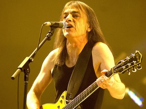 Late AC/DC rhythm guitarist Malcolm Young.