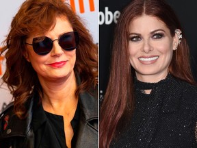 Susan Sarandon (left) and Debra Messing (right).