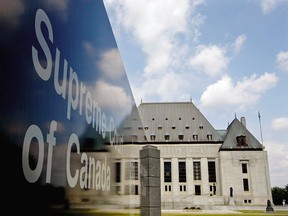 The Supreme Court of Canada in Ottawa is seen in a July 21, 2011, file photo.