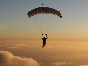 File photo of a person skydiving.