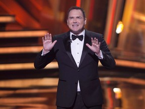 Norm Macdonald begins as host of the Canadian Screen Awards in Toronto on Sunday, March 13, 2016.