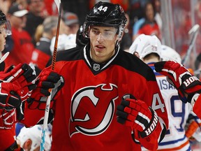 Miles Wood of the New Jersey Devils.