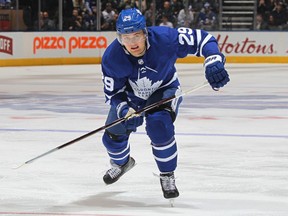 William Nylander #29 of the Toronto Maple Leafs skates against the Vancouver Canucks during an NHL game at the Air Canada Centre on January 6, 2018 in Toronto. (Claus Andersen/Getty Images)