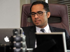 A file picture taken on April 23, 2015, shows Tanzanian businessman Mohammed Dewji at his office in Dar es Salaam. - Africa's youngest billionaire was kidnapped on October 11, 2018, by gunmen in Tanzania's economic capital Dar es Salaam, officials said. Dewji, 40, who heads the MeTL Group which operates in about 10 countries with interests in agriculture to insurance, transport, logistics and the food industry, was snatched as he entered the gym of a hotel in the city.