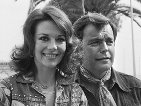 This file photo taken on May 18, 1976, shows actorss Natalie Wood and her husband Robert Wagner during the 29th Cannes Film Festival in Cannes.  According to media reports on February 1, 2018, Los Angeles County Sheriff's investigators in a television interview said Robert Wagner, 87, is a "person of interest" in the 1981 drowning of of his wife Natalie Wood.