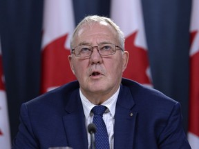 Bill Blair, minister of Border Security and Organized Crime Reduction, addresses a news conference on the Cannabis Act in Ottawa, Wednesday, Oct.17, 2018.