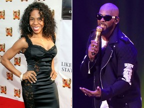 Andrea Kelly and R. Kelly are seen in file photos. (Frazer Harrison/Daniel Boczarski/Getty Images)