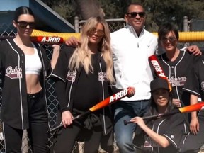 Alex Rodriguez tried to coach the Kardashians in softball on this week's episode of Keeping Up With the Kardashians.