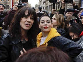 Happier times. Former friends Asia Argento and Rose McGowan are engaged in a #MeToo melee.