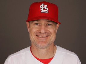This 2017 file photo shows David Bell of the St. Louis Cardinals.