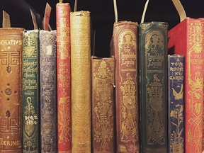 Books from the Pantazzi Collection are seen at the University of Toronto's Thomas Fisher Rare Book Library in this undated handout photo. (THE CANADIAN PRESS/HO, University of Toronto)