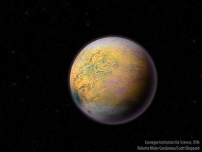The Goblin dwarf planet, aka 2015 TG387.