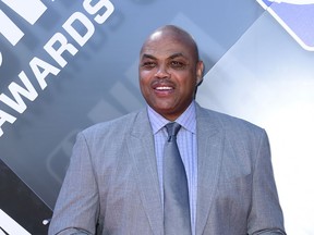 In this June 25, 2018, file photo Charles Barkley arrives for the NBA Awards at the Barker Hangar in Santa Monica, Calif.